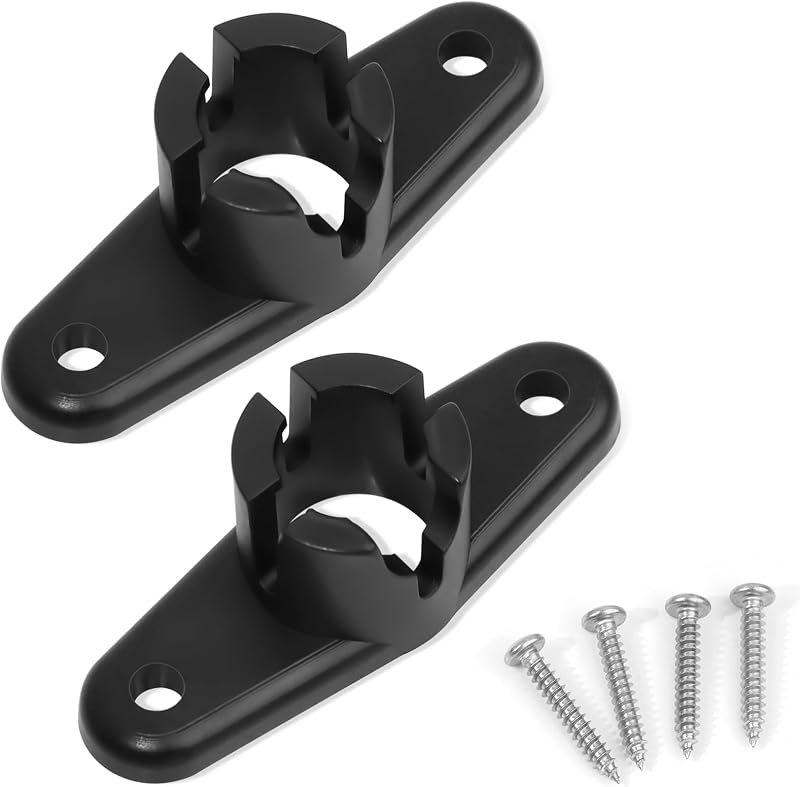 Awnings Ball End Bases for Dometic, Trimline Pop Up Camper Awning - 2 Pcs — rv awning stabilizer brackets for awning