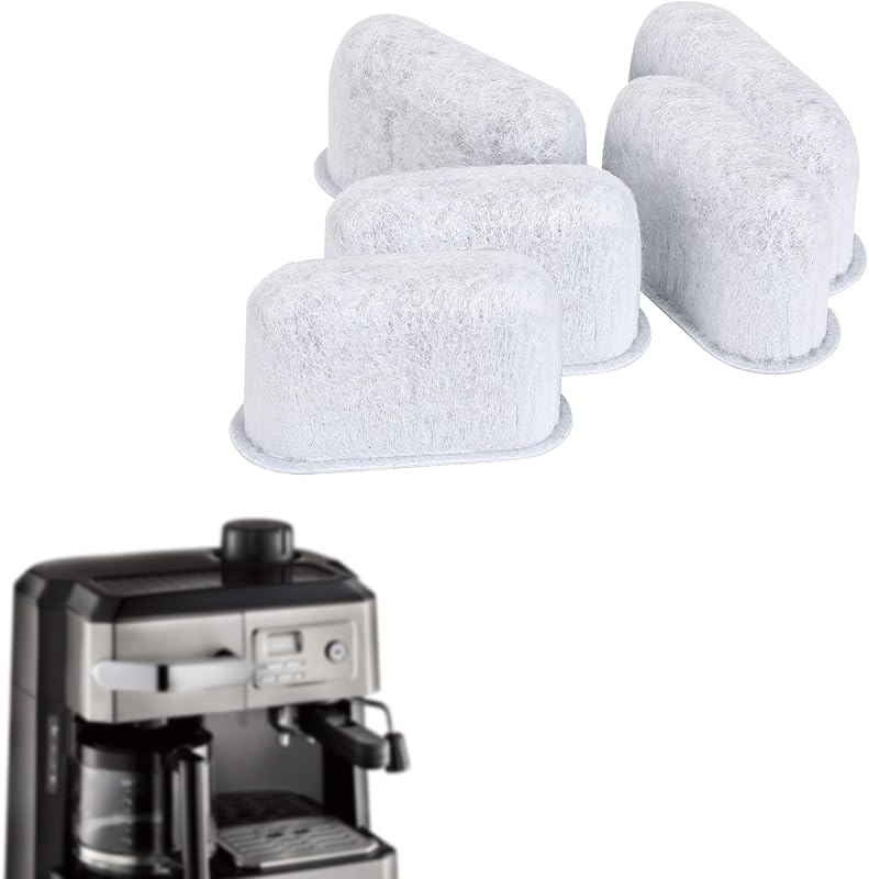 5pcs Coffee Maker Filter Replacement, Water Filter for Delonghi 7313285779 — best espresso machine water filter for