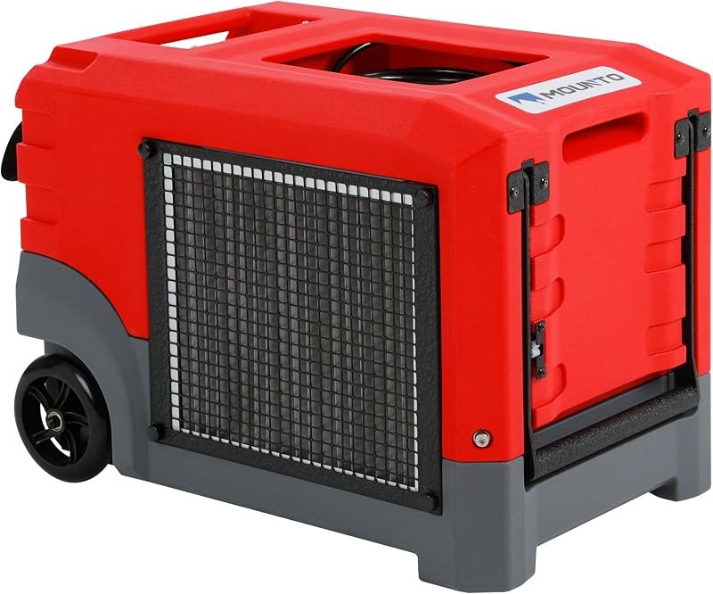 Mounto MOUNTO 268Pints LGR Commercial Compact Dehumidifier with Pump and Drain Hose, LGR Portable Dehumidifier with