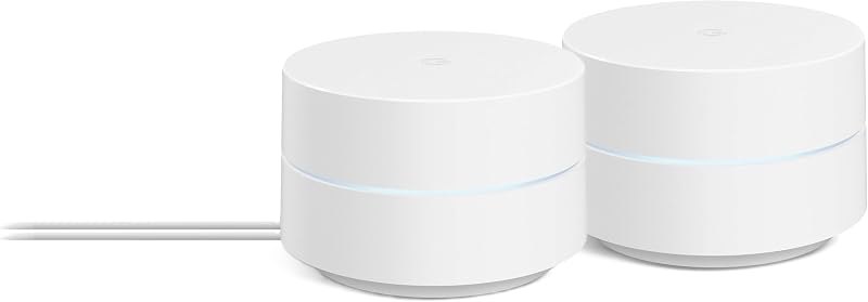 Google WiFi - AC1200 - Mesh WiFi System - WiFi Router - 3000 Sq Ft Coverage - 2 Pack — best mesh wifi 2 pack for mesh