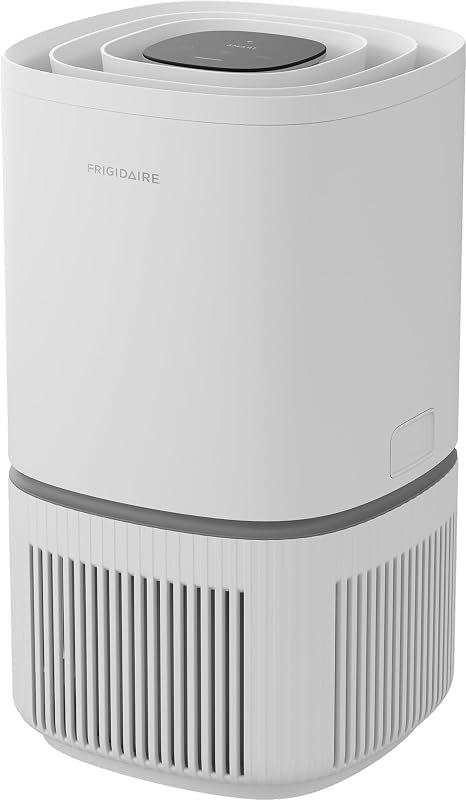Frigidaire PureA300 HEPA Air Purifier for Small Bedrooms, Covers up to 850 Sq. Ft., 3-Stage Filtration, Energy Star
