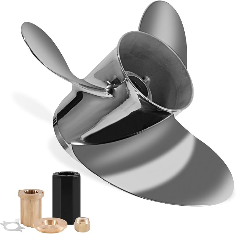 14 1/2 x19Stainless Boat Propeller for Mercury135-300HP 15Tooth — stainless steel boat propeller for stainless steel