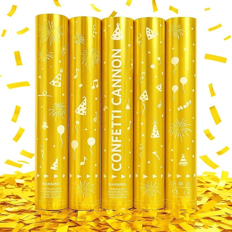 12 Inch Confetti Cannons — electric table confetti popper for electric table confetti popper