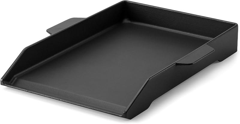 Universal Cast Iron Cooking Griddle for Grills and 2 Burner Range Oven — grill griddle plate for grill griddle plate
