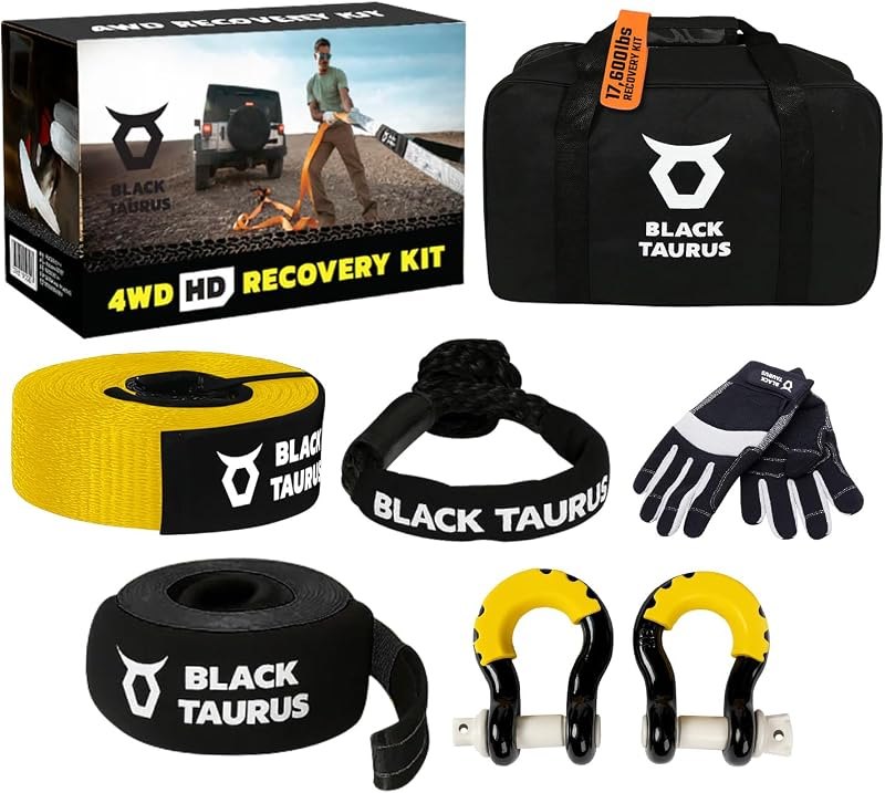 Complete Off-Road Recovery Kit — overlanding recovery straps for overlanding recovery straps