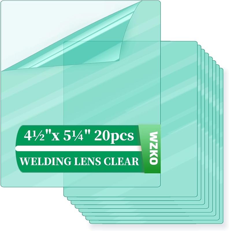 3350 Welding Helmet Hood Replacement Clear Lens Cover 20Pcs 4.5" x 5.25" — t87 welding lens for t87 welding lens