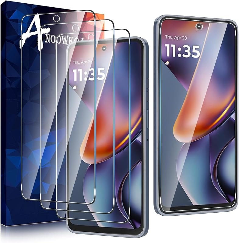 Anoowkoa 3 Pack for Motorola Moto G 5G 2025/2026 Screen Protector — screen protector for motorola razr screen protector