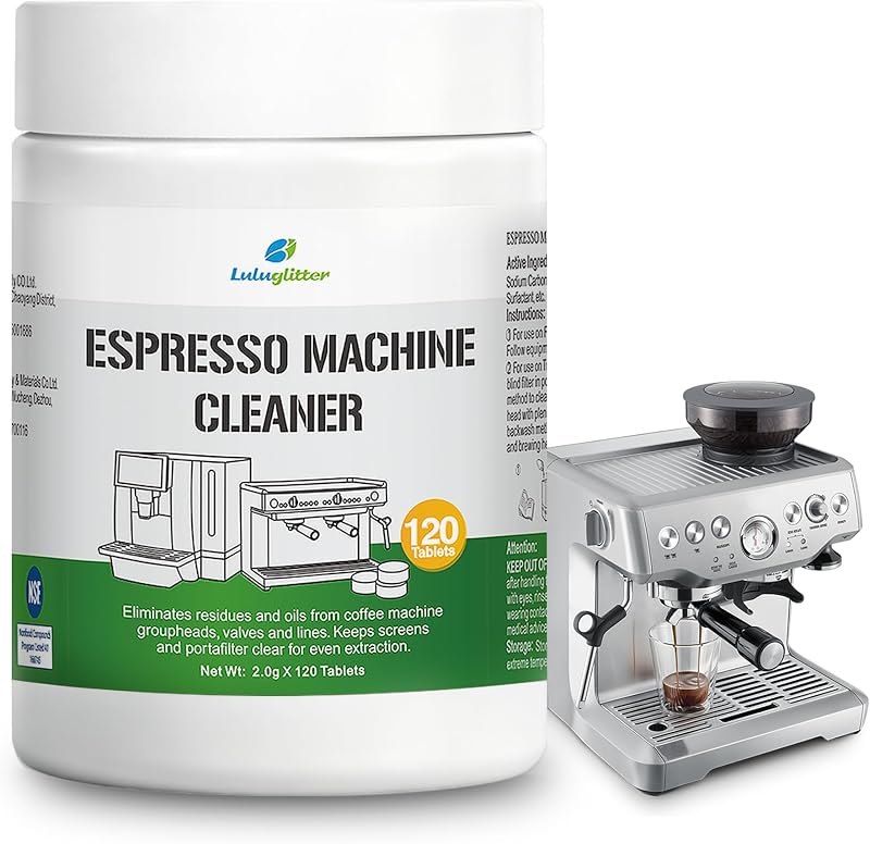 Espresso Machine Cleaning Tablets Coffee Maker Oil Remover 120Tab Universal — ice maker cleaning tablets for ice maker