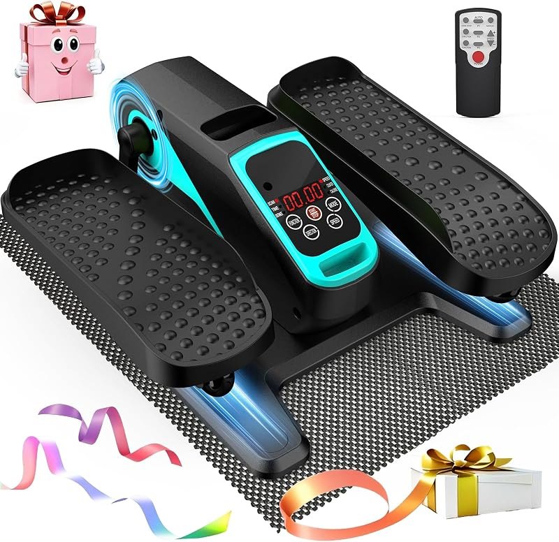 Under Desk Elliptical Leg Exerciser While Sitting for Seniors