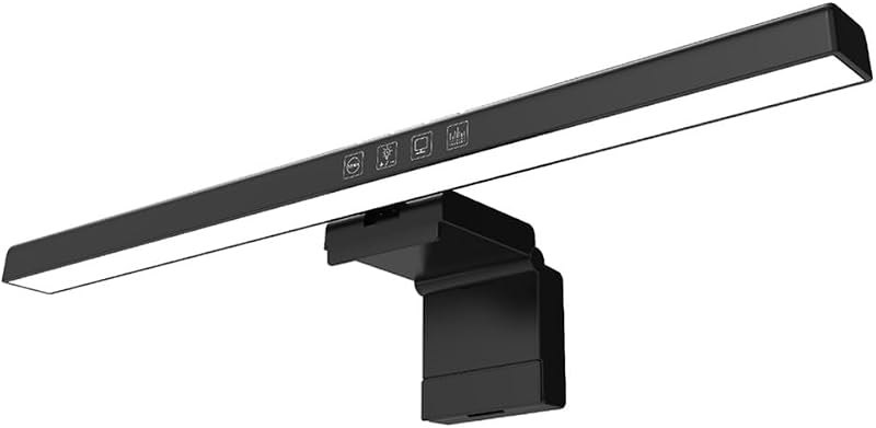 Monitor Light Bar with RGB Backlight, Computer LED Screen Lamp for Eye Caring, USB Powered Dual Light Source with
