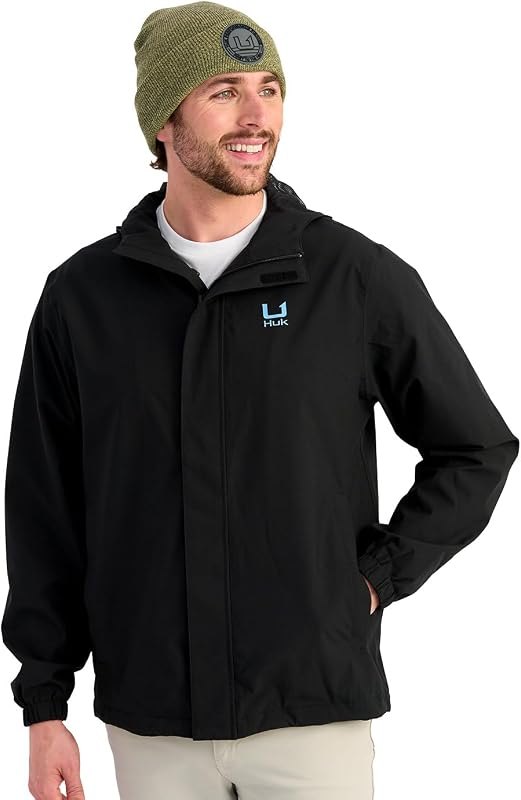 Men's Storm Heavy Duty Rain Jacket 2.0, Waterproof, Windproof, Breathable Rain Coat for Fishing and Outdoor Activities