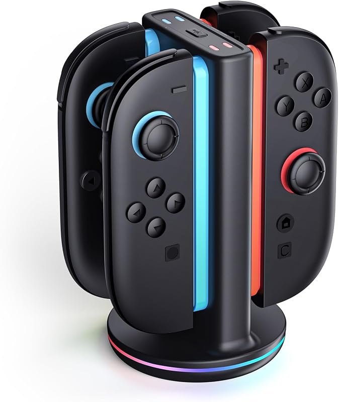 SUPCASE Charging Dock for Nintendo Switch 2 Joy Con, Black — best Switch dock stand for switch dock stand