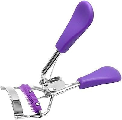 Purple Curling Eyelash Curler with Comb Clip Eye Makeup Beauty Tool Clever Design — beauty eyelash curler for beauty