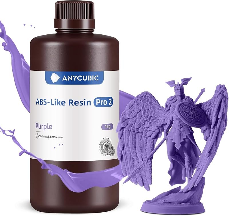 ANYCUBIC 3D Printer Resin, ABS-Like Resin Pro 2 with Enhanced Strength and Toughness, Performance far Superior to