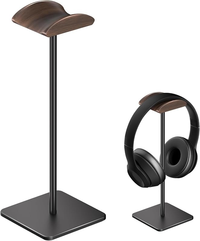 Wooden Headphone Stand for Desk - Headphone Holder — audio headphone stand for audio headphone stand