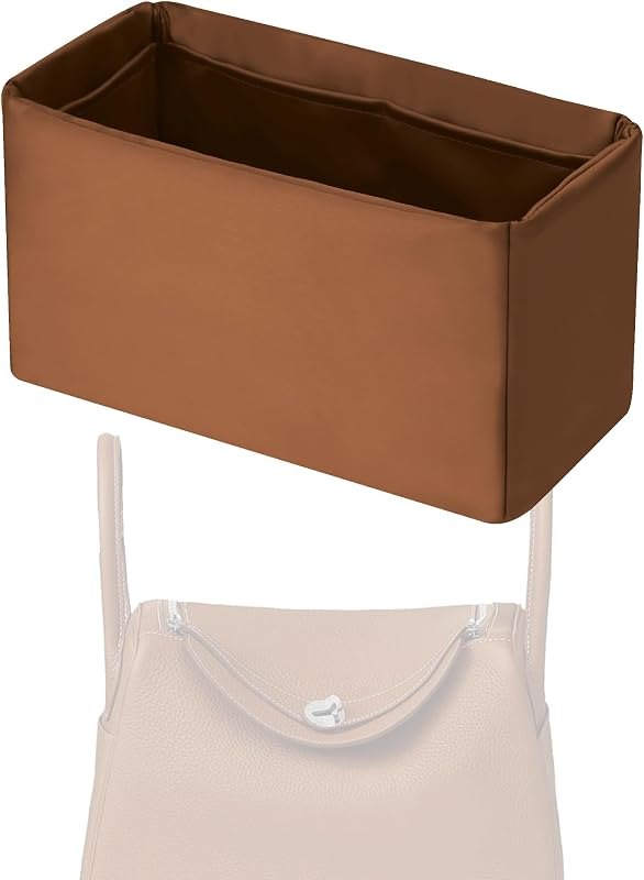 Purse Handbag Silky Organizer Insert Keep Bag Shape Fits Hermes Lindy 19/26/30/34 bags, Luxury Handbag Tote