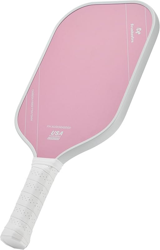 T700 Carbon Fiber Pickleball Paddle, 14mm Thick Offensive Speed and Control — Pink Pickleball Paddle for pink