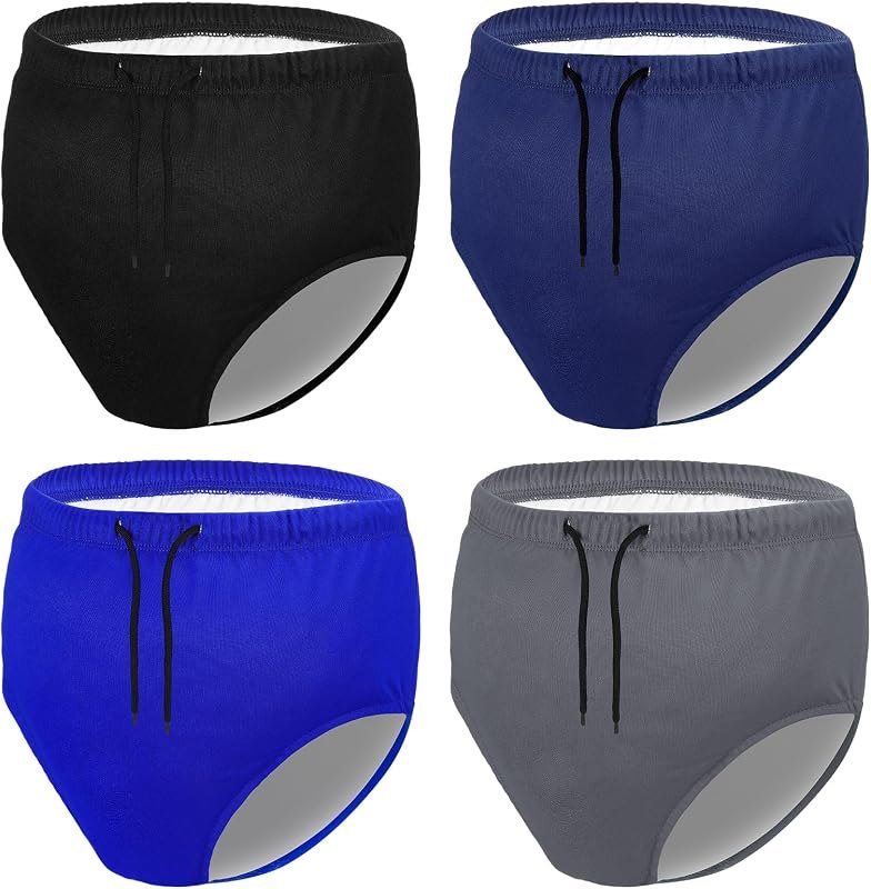4 Pcs Reusable Adult Swim Diapers