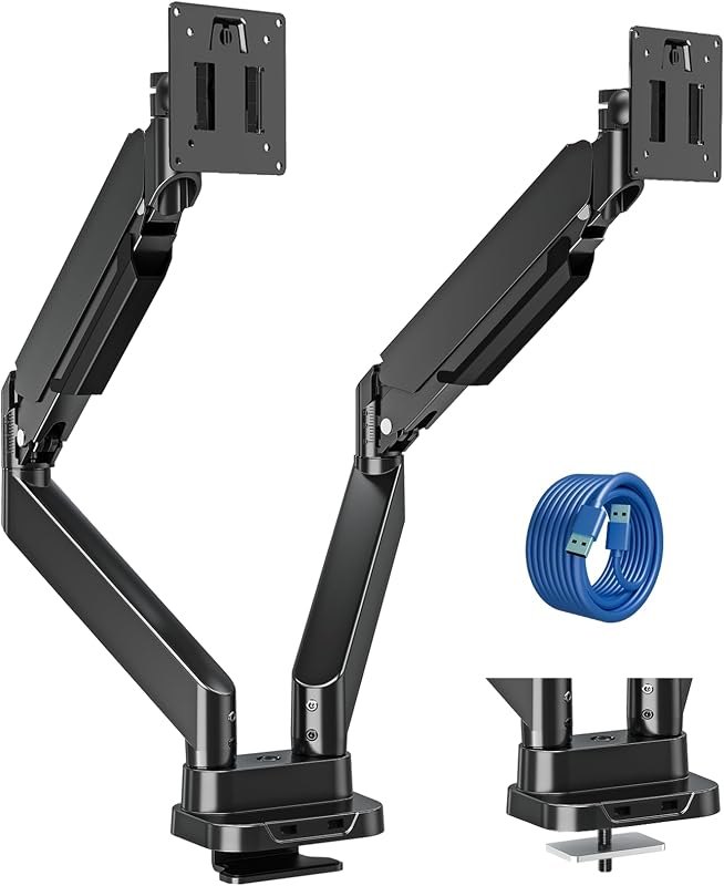 Dual Monitor Mount Fits Max 39" Computer Screen — 39 inch ultrawide monitor for inch ultrawide monitor