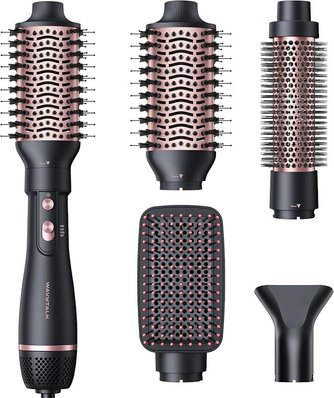 Wavytalk Hair Dryer Brush Set, Air Sculpt 4-in-1 Hot Air Brush Set — best volumizing hot brush for volumizing hot brush