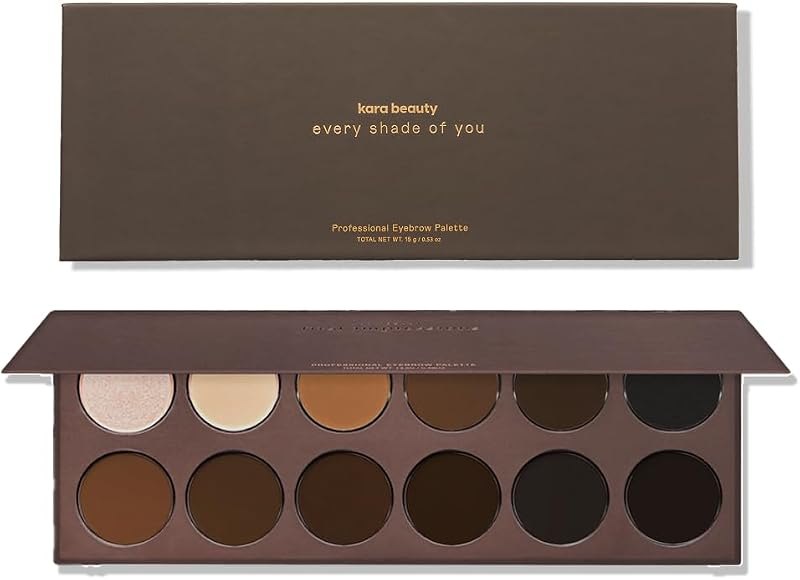KARA BEAUTY Eyebrow Kit - Brow Makeup Kit with Powders, Pomades & Highlighters — beauty brow gel for beauty brow gel