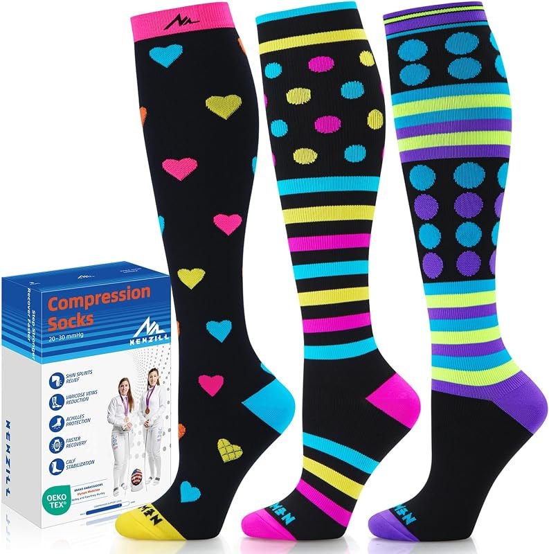 Compression Socks for Women & Men, 20-30 mmHg — best 30 mmHg compression socks for mmhg compression socks