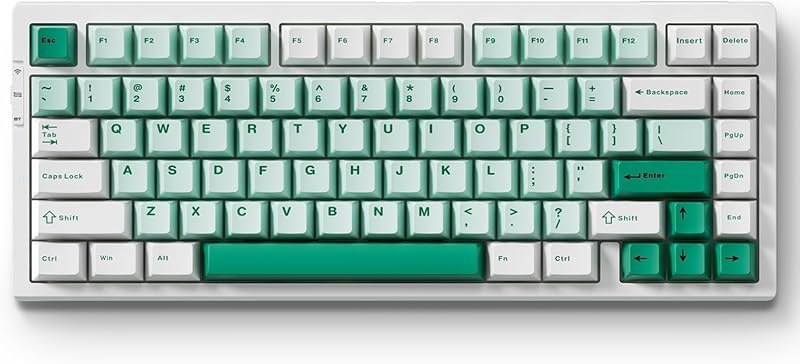 MCHOSE G75 PRO 75% Wireless Mechanical Keyboard, TKL Keyboards Tri-Mode BT5.0/2.4GHz/USB-C, Hot Swap Custom Creamy