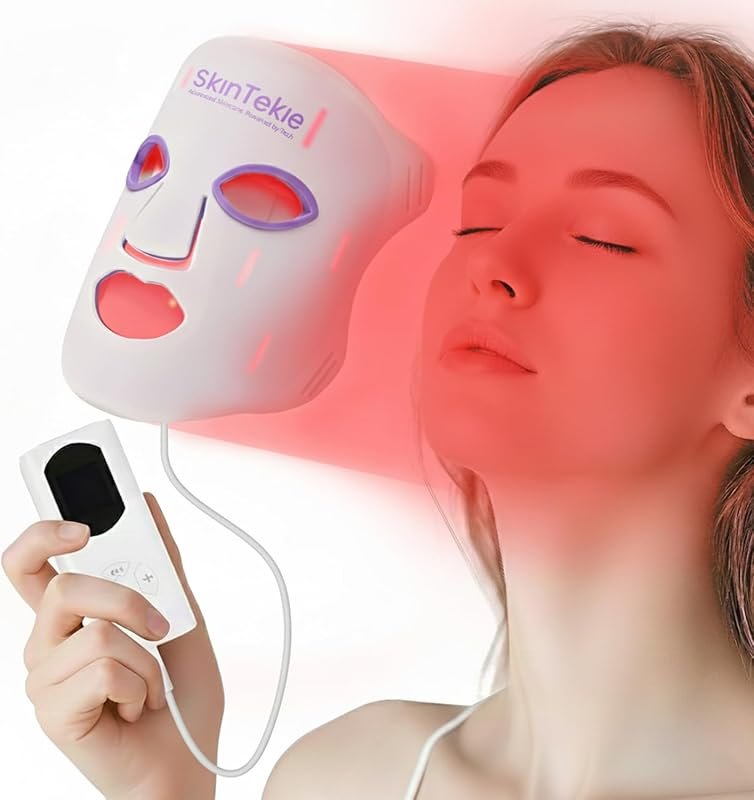 Red Light Therapy Mask for Face 2026, Gifts for Women Mom Wife, 4 Modes LED Face Mask Light Therapy (630nm Red/830nm
