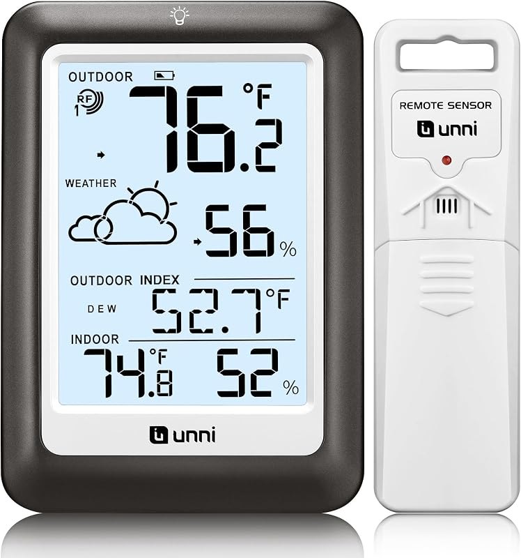 Indoor Outdoor Thermometers Hygrometers Wireless Weather Stations — best indoor outdoor humidity monitor for indoor
