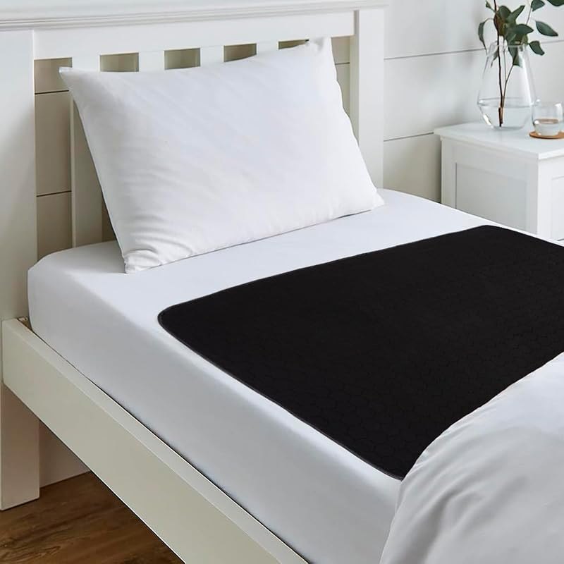 Washable Incontinence Bed Pads, Reusable Underpads for Kids, Adults, Elderly, Hospitals & Pets, Waterproof Bed