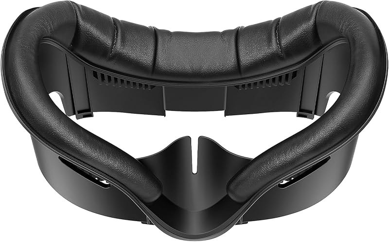 Face Cover Pad for Meta/Oculus Quest 3S, Sweatproof PU Leather Facial Interface, Soft Face Cushion Pad - Meta Quest 3S