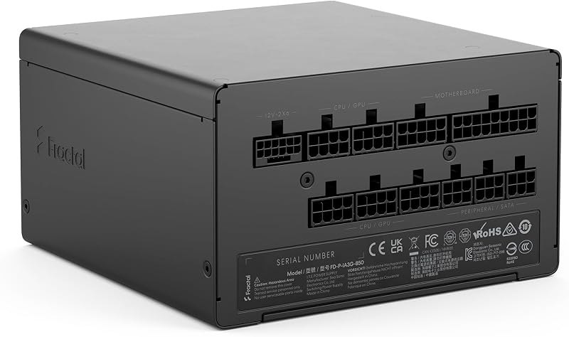 Fractal Design Ion 3 Gold 1000W Black 80 Plus Gold Certified Fully Modular ATX12V 3.1 Power Supply Unit PSU — fractal