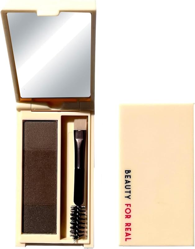 Beauty For Real Brow Max Ombre Brow Powder, Deep - Shapes, Balances & Defines Eyebrows - Long-Wear Formula - Vegan