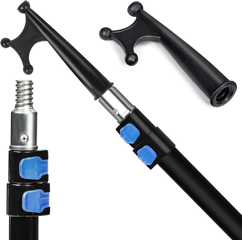 Boat Hook for Docking, Floating Telescoping Boat Hook Pole