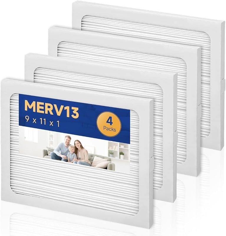 9 x 11 x 1 Dehumidifier Filter MERV 13 Compatible with Santa Fe Compact2, Compact70, Ultra70 Dehumidifier, UA 65H, #