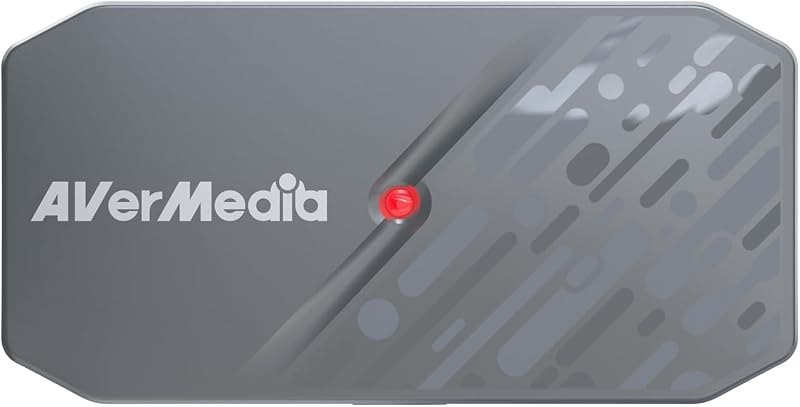 AVerMedia 4K60 HDMI Capture Card for DSLR, Camcorder, Action Camera, Low Latency for Live Streaming & Video