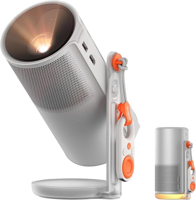 MoGo 4 Portable Projector, Outdoor Projector, 360°Adjustable Stand — xgimi moGo 2 projector for xgimi mogo projector