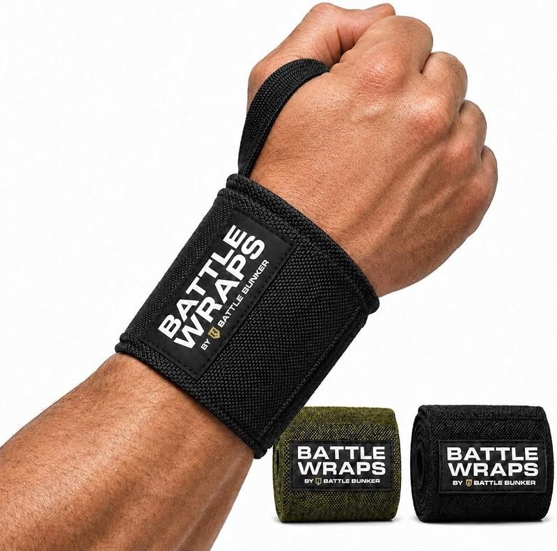 Battle Bunker Wrist Wraps for Weightlifting - Heavy Duty Wrist Support — best fitness wrist wraps for fitness wrist