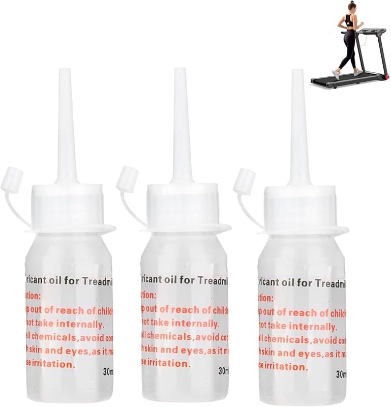 3 x 30ml Silicone Treadmill Belt Lubricant, Silicone Oil for Treadmill Belt for Home Walking Pad Treadmills, Desk