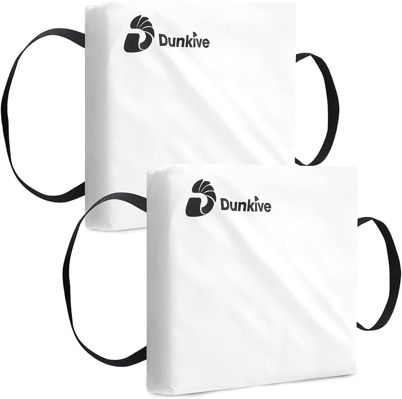 2 Pack Boat Throw Cushions, USCG Approved Type IV Flotation Devices — boat seat cushion for boat seat cushion