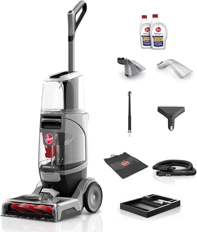 Hoover SmartWash Pet XL Upright Carpet Cleaner Machine for Carpet and Upholstery, Automatic Deep Cleaning Carpet