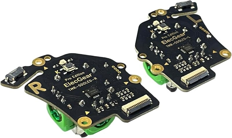 ElecGear TMR Joystick Module Replacement for Steam Deck OLED, PCB Assembly with MCU Calibration and TMR Hall