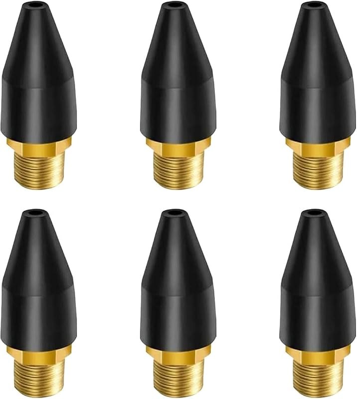 Black Rubber Air Nozzle Tip Tool, Blow Gun Rubber Tip with 1/8" NPT for Air Tool Parts & Accessories, Air Hose Nozzle
