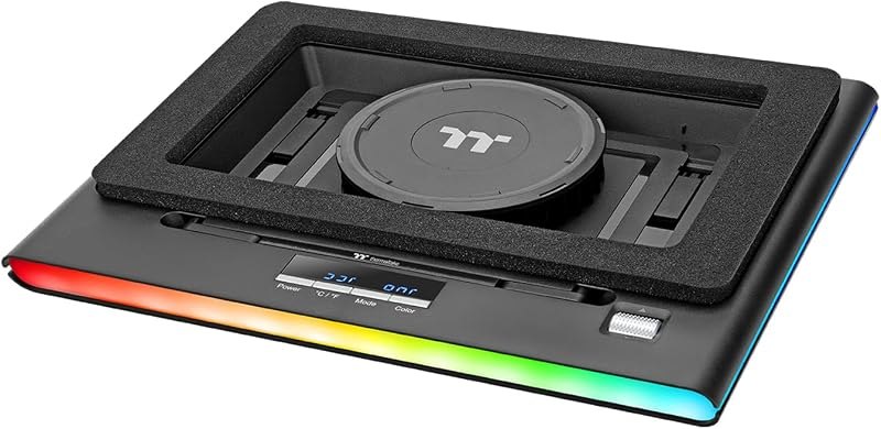 Thermaltake Massive EXTREME Notebook Cooler; Laptop up to 18in; 800~3500 RPM; 48.5 CFM; 120mm Cross Flow Fan; Ambient