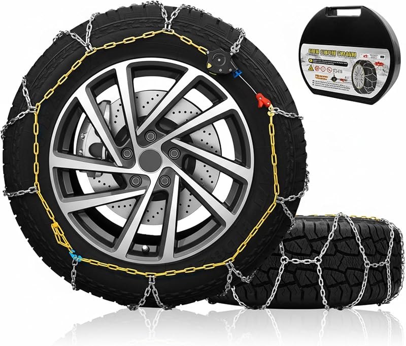 Auto Tightening Snow Chains for Car, SUV & Pickup Trucks — snow tire chains for snow tire chains