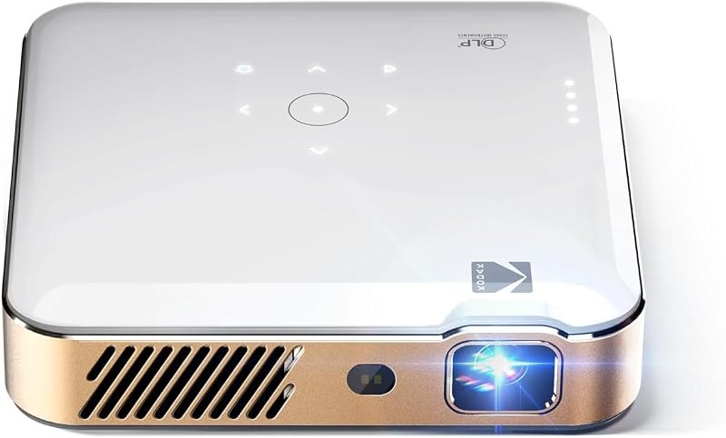 KODAK Luma 500 Mini Projector, Movie Projector, Google TV, White — pico projector for desktop for pico projector desktop