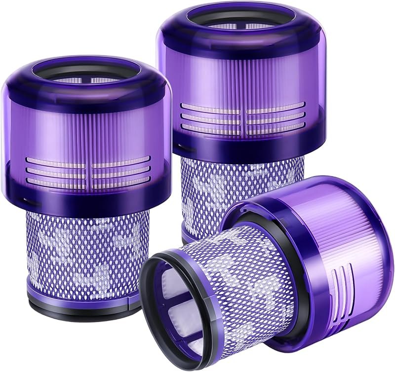 3 Pack V11 And V15 HEPA Filter Compatible for select Dysn V11 (SV14, SV15, SV17, SV28) and V15 (SV22, SV47) cordless