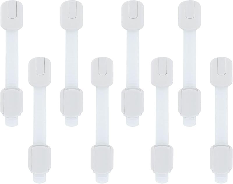 Nuby Multi-Use Child Safety Locks - 8 Pack — child proof cabinet lock for child proof cabinet lock