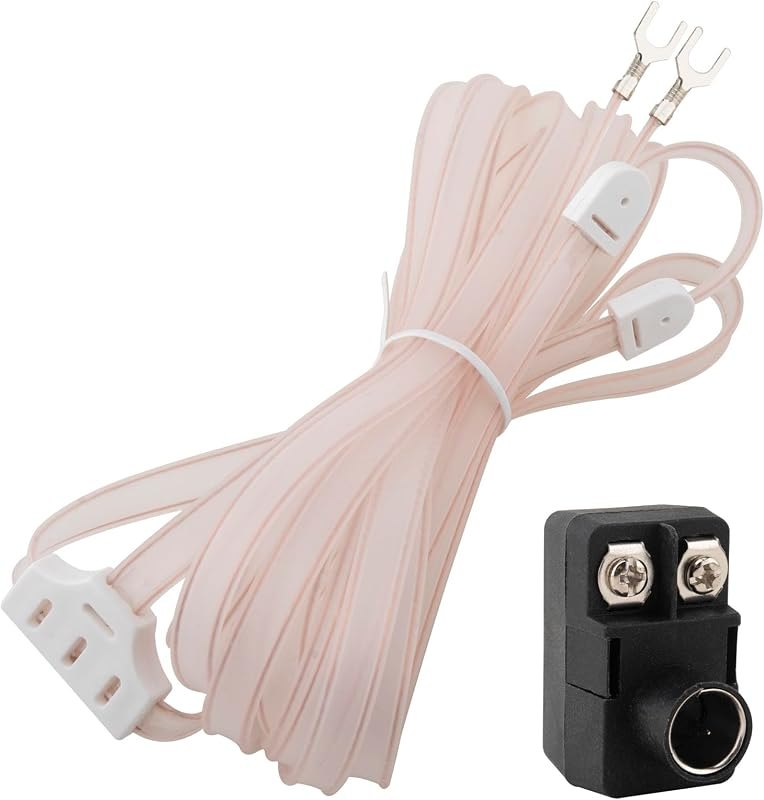 FM Dipole Antenna 300 Ohm T Shape FM Antenna + 300 Ohm to 75 Ohm Adapter Transformer (Push-On F Type Balun) Kit for