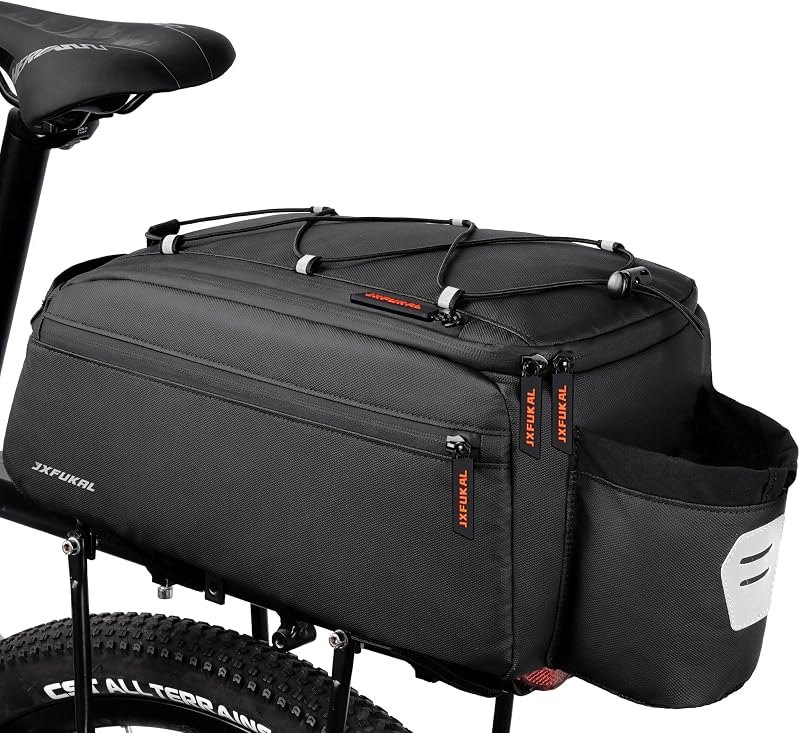 Bike Bags for Bicycle Rear Rack, 13L/20L Supportive Bike Rack Bag — Bike Travel Bag for bike travel bag